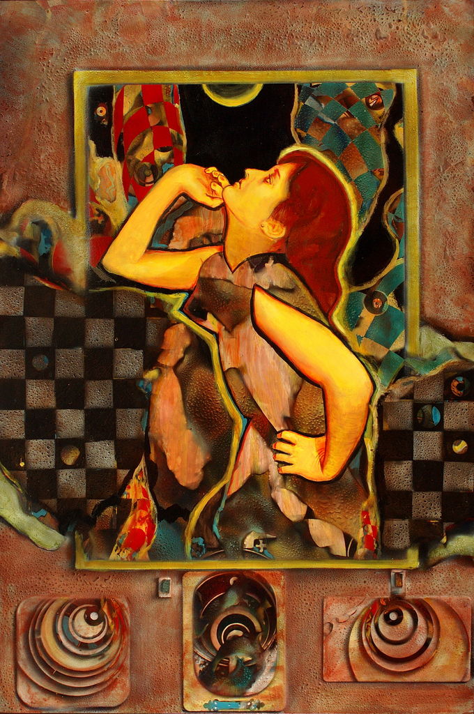 Acrylic and Lacquer on Board, 4ft x 6ft - 2003 